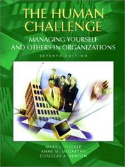 Cover of: The Human Challenge: Managing Yourself and Others in Organizations