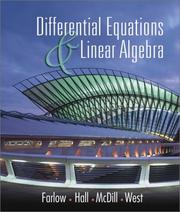 Cover of: Differential Equations and Linear Algebra by Jerry Farlow, James E. Hall, Jeanie McDill, Beverly H. West, Jean Marie McDill