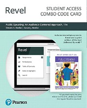 Cover of: Revel for Public Speaking: An Audience-Centered Approach -- Combo Access Card