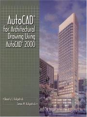 Cover of: AutoCAD for architectural drawing using AutoCAD 2000