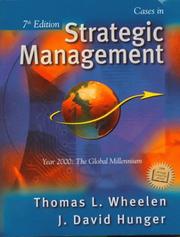 Cover of: Cases in strategic management by Thomas L. Wheelen