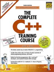 Cover of: The Complete C++ Training Course (3rd Edition) by Deitel and Deitel