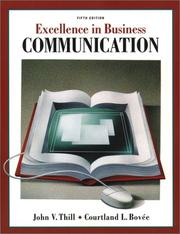 Cover of: Excellence in business communication