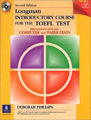 Cover of: Longman introductory course for the TOEFL test by Deborah Phillips