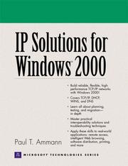 Cover of: IP Solutions for Windows 2000