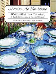 Cover of: Service at Its Best: Waiter-Waitress Training