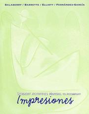 Cover of: Impresiones by Catherine Barrette, Phillip Elliott, Marisol Fernandez-Garcia, Rafael Salaberry