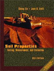 Cover of: Soil Properties: Testing, Measurement, and Evaluation (5th Edition)