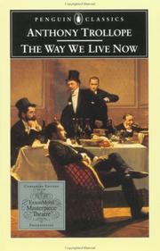 Cover of: The Way We Live Now (Penguin Classics) by Anthony Trollope, Kermode, Frank