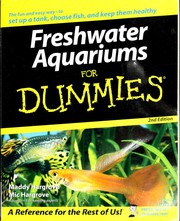 Cover of: Freshwater aquariums for dummies by Maddy Hargrove