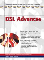 Cover of: DSL Advances by Thomas Starr, Massimo Sorbara, John M. Cioffi, Peter J. Silverman, John Cioffi, Peter Silverman