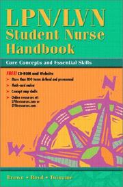 Cover of: LPN/LVN Student Nurse Handbook