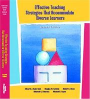 Cover of: Effective Teaching Strategies That Accommodate Diverse Learners (2nd Edition) by Edward J. Kame'enui, Douglas W. Carnine, Robert C. Dixon, Deborah C. Simmons, Michael D. Coyne