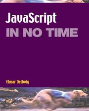 Cover of: JavaScript by Elmar Dellwig