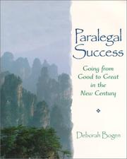 Cover of: Paralegal success: going from good to great in a new century