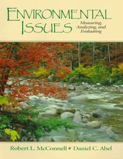 Cover of: Environmental issues: measuring, analyzing, and evaluating