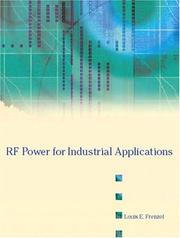 Cover of: RF Power for Industrial Applications