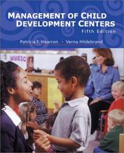 Cover of: Management of child development centers