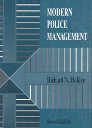 Modern police management by Richard N. Holden