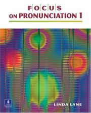 Cover of: Focus on Pronunciation 1, Beginning (2nd Edition)