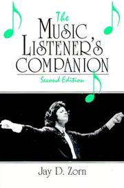 Cover of: The music listener's companion by Jay D. Zorn