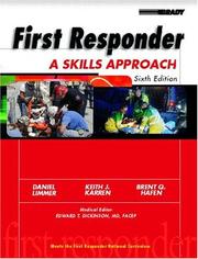 Cover of: First Responder: A Skills Approach