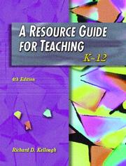 Cover of: A Resource Guide for Teaching:K-12 (4th Edition)