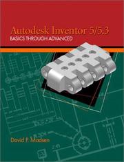 Cover of: Autodesk Inventor 5/5.3 by David P. Madsen, David P. Madsen, David P. Madsen
