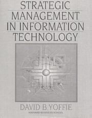 Cover of: Strategic management in information technology