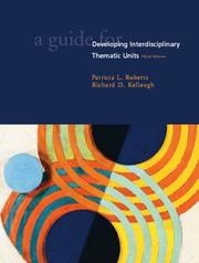 Cover of: A Guide for Developing Interdisciplinary Thematic Units, Third Edition