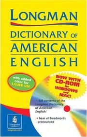 Cover of: Longman Dictionary of American English, Second Edition (Paper with CD-ROM, Two-Color Version)