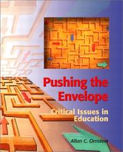 Cover of: Pushing the Envelope by Allan C. Ornstein