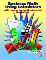 Cover of: Business Math Using Calculators: With 10-Key Computer Assisted Instruction