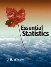 Cover of: Essential Statistics