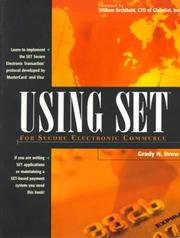 Cover of: Using SET for secure electronic commerce