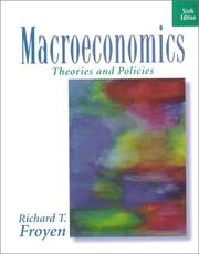 Cover of: Macroeconomics by Richard T. Froyen