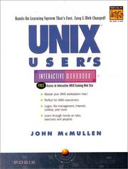 Cover of: UNIX user's interactive workbook