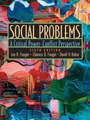 Cover of: Social problems by Joe R. Feagin