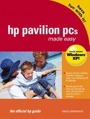 Cover of: HP pavilion pcs made easy by Nancy Stevenson