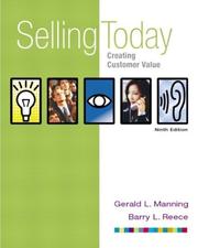 Cover of: Selling Today by Gerald L. Manning, Barry L. Reece