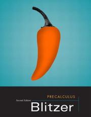 Cover of: Precalculus, Second Edition by Robert Blitzer