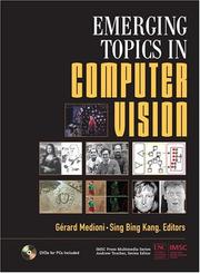 Cover of: Emerging Topics in Computer Vision (IMSC Press Multimedia Series)