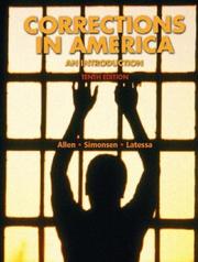 Corrections in America by Harry E. Allen, Clifford E. Simonsen, Edward J. Latessa