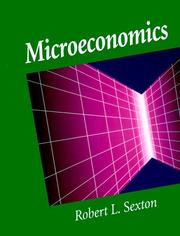 Cover of: Microeconomics by Robert L. Sexton