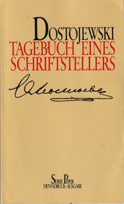 Cover of: Tagebuch eines Schriftstellers by 