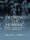 Cover of: Defining the Horrific