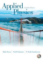 Applied physics by Dale Ewen, Neill Schurter, P. Erik Gundersen, Ronald Nelson, Erik Gundersen
