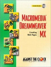 Cover of: Macromedia Dreamweaver MX by ELLENN Against The Clock, ELLENN Against The Clock