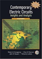 Front cover of Contemporary Electric Circuits by Robert A. Strangeway