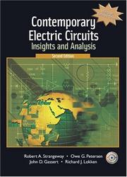 Cover of: Contemporary Electric Circuits: Insights and Analysis (2nd Edition) (Insights and Analysis)